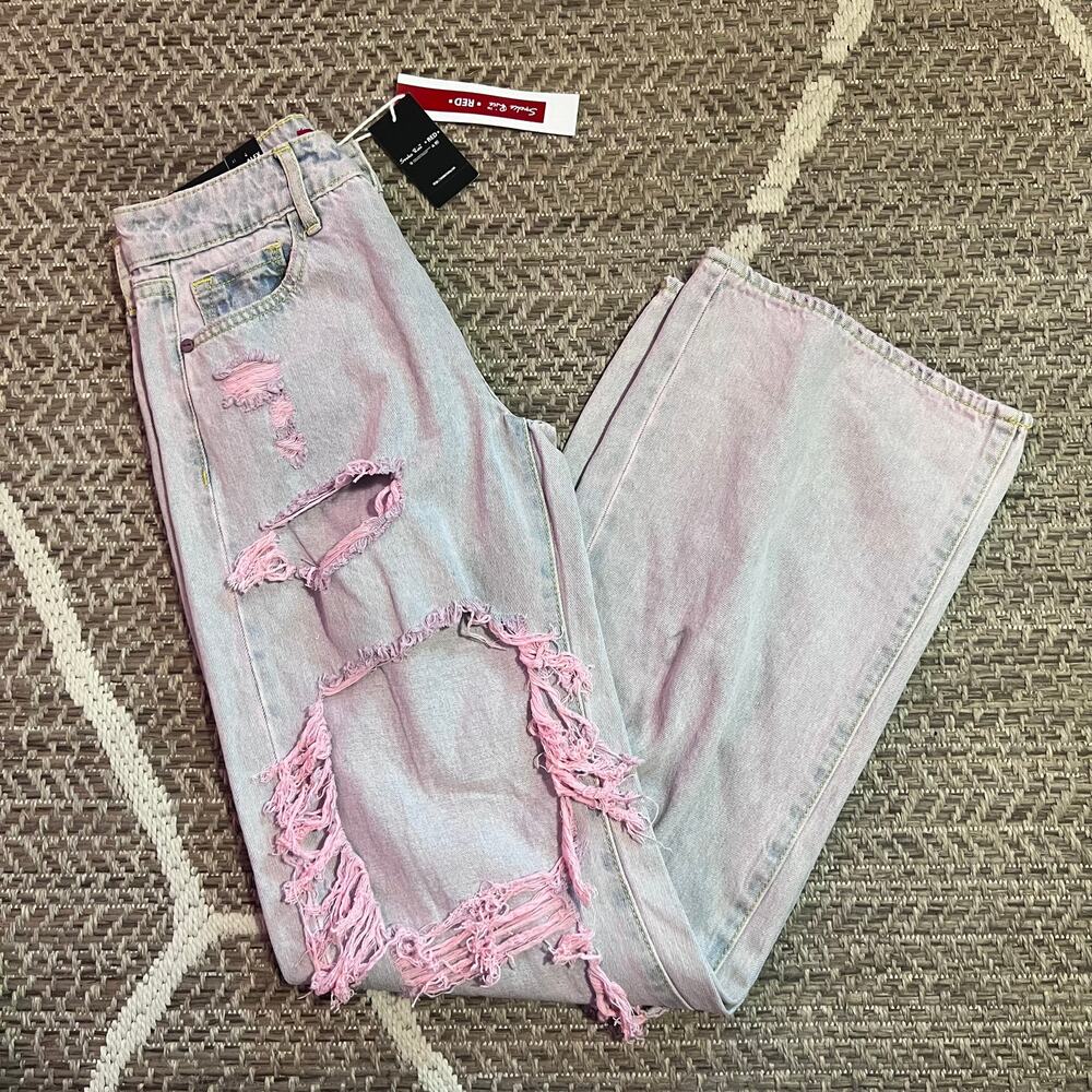 Smoke Rise Alex Mid Rise Wide Leg Curvy fit jean Sz 24